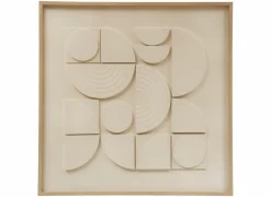 Kaders & prints 3D Cataline 60x60cm - MDF - beige