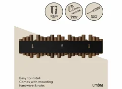 Kapstok Picket 8 Hook 61cm - walnoot