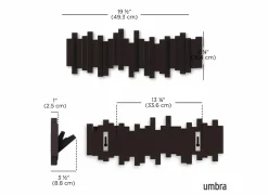 Kapstok Sticks Multi Hook 48,6cm - espresso