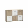 Kast Best Chest 114x30x78cm - decor - sonoma eik & wit
