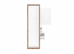 Kast Denver 120x40x139cm - decor - wit & artisanale eik
