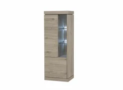 Kast Etna 66x183x50cm - decor - millenium eik & lichtgrijs