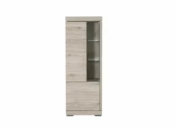 Kast Etna 66x183x50cm - decor - millenium eik & lichtgrijs