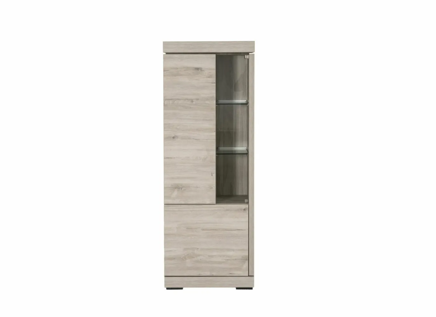 Kast Etna 66x183x50cm - decor - millenium eik & lichtgrijs
