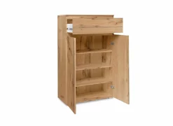 Kast Image 3 80x40x131cm - melamine - honing eik