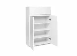 Kast Image 3 80x40x131cm - melamine - wit