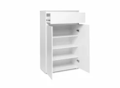 Kast Image 3 80x40x131cm - melamine - wit