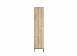 Kast Nomade 120x45x200cm - eik massief & fineer & decor - naturel