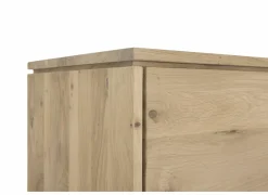 Kast Nomade 120x45x200cm - eik massief & fineer & decor - naturel