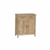 Kast Novecento 80x40x91cm - gerecycleerd den massief - naturel