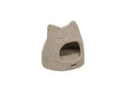 Kattenmand Curl Plush 45x45x42cm - polyester - wit