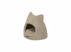 Kattenmand Curl Plush 45x45x42cm - polyester - wit