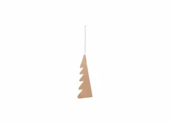 Kerstboom papier H15cm beige
