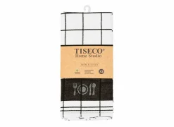 Keukenhanddoek Pharao 70x50cm zwart set van 3