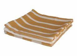 Keukenhanddoek Stoff 70x50cm - katoen - amber set van 3