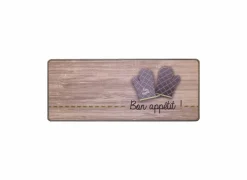 Keukenloper Bon Appetit 120x50cm - stof - multicolor