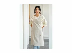 Keukenschort Stoff 33x20cm - katoen - zand