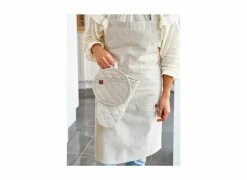 Keukenschort Stoff 33x20cm - katoen - zand