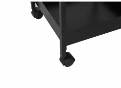 Keukentrolley Avosani 33,7x33,7x77cm - metaal - zwart