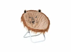 Kinderfauteuil Leeuw stof multicolor