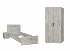 Kinderkamer Elmo met bed 90x200cm - kleerkast 80cm en 1 nachtkastje