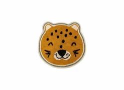 Kindertapijt Luipaard Ø90cm - katoen - multicolor