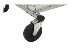 Kledingrek Kelly 130/188,5x55x158/171cm - metaal - chroom