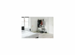 Kledingrek Linn 98,9x57x190cm - metaal - zwart