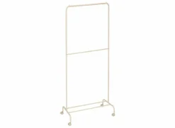 Kledingrek Liny 81x44,5x179,5cm - staal - beige