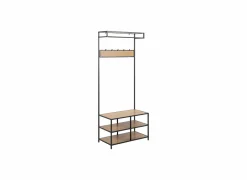 Kledingrek 77x40x185cm - decor - eik