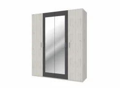 Kleerkast Adria 178cm - decor - zandeik & wolframgrijs