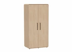 Kleerkast 104cm - melamine - brushed sand oak nature