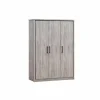 Kleerkast Elias 150cm - decor - grijze eik