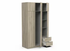 Kleerkast Ghost 119cm - decor - kronberg eik