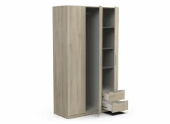 Kleerkast Ghost 119cm - decor - kronberg eik