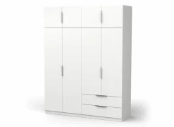 Kleerkast Ghost 157cm - decor - wit