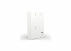 Kleerkast Ghost 119cm - decor - wit