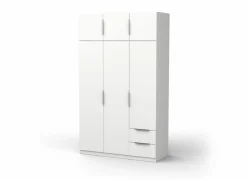 Kleerkast Ghost 119cm - decor - wit