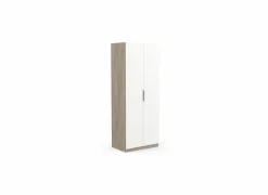 Kleerkast Ghost 79cm - decor - kronberg eik & wit