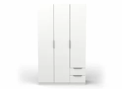 Kleerkast Ghost 119cm - decor - wit