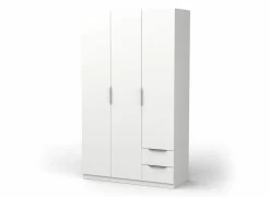 Kleerkast Ghost 119cm - decor - wit