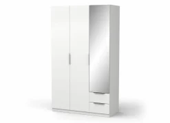 Kleerkast Ghost 119cm - decor - wit