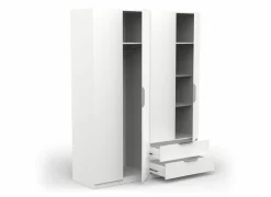 Kleerkast Ghost 157cm - decor - wit