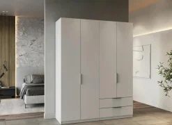 Kleerkast Ghost 157cm - decor - wit