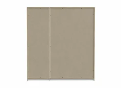 Kleerkast Helen  181cm - decor - wit