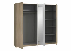 Kleerkast Helen 228cm - decor - sonoma eik & wit