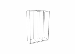 Kleerkast Holmes 150cm - MDF - eik