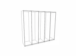 Kleerkast Holmes 250cm - MDF - eik