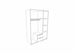 Kleerkast Liverpool 135cm