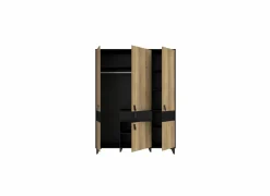 Kleerkast Lya 153cm - decor - cabezone oak & mauvella oak